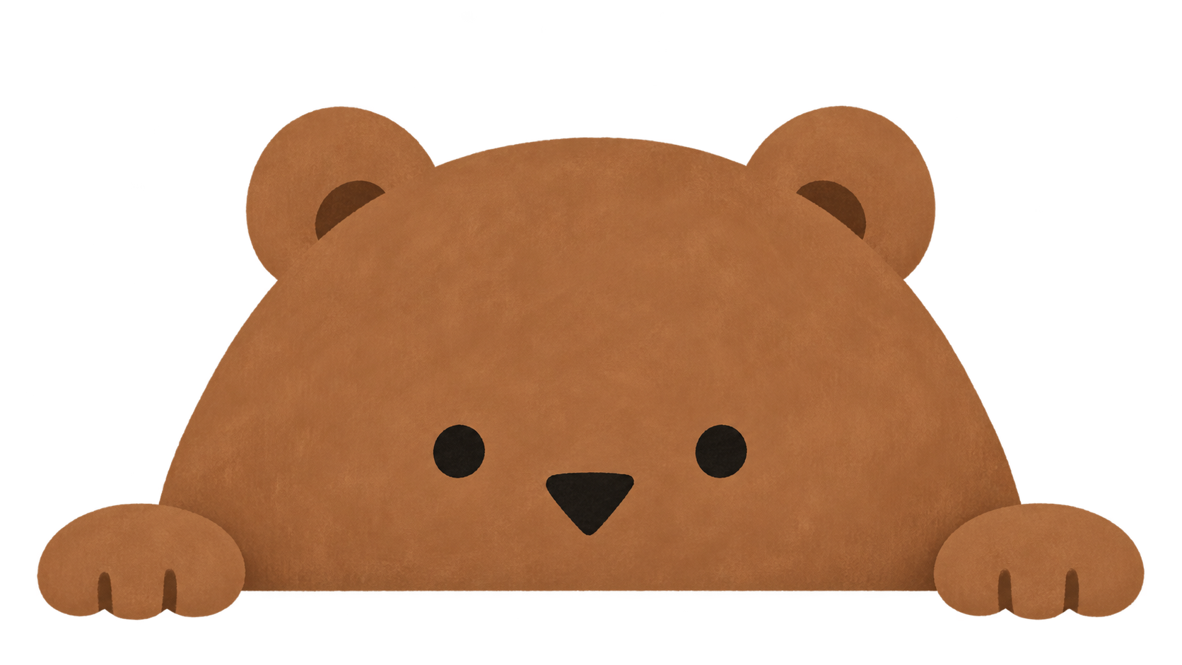 Woby, Wosy's friendly brown mascot, peeking over a code window