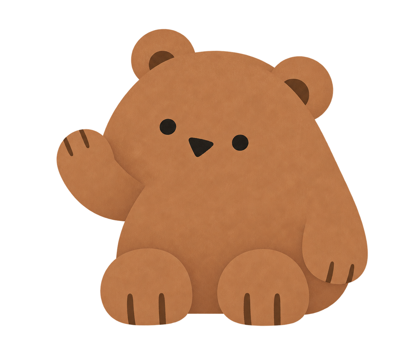 Woby waving hello